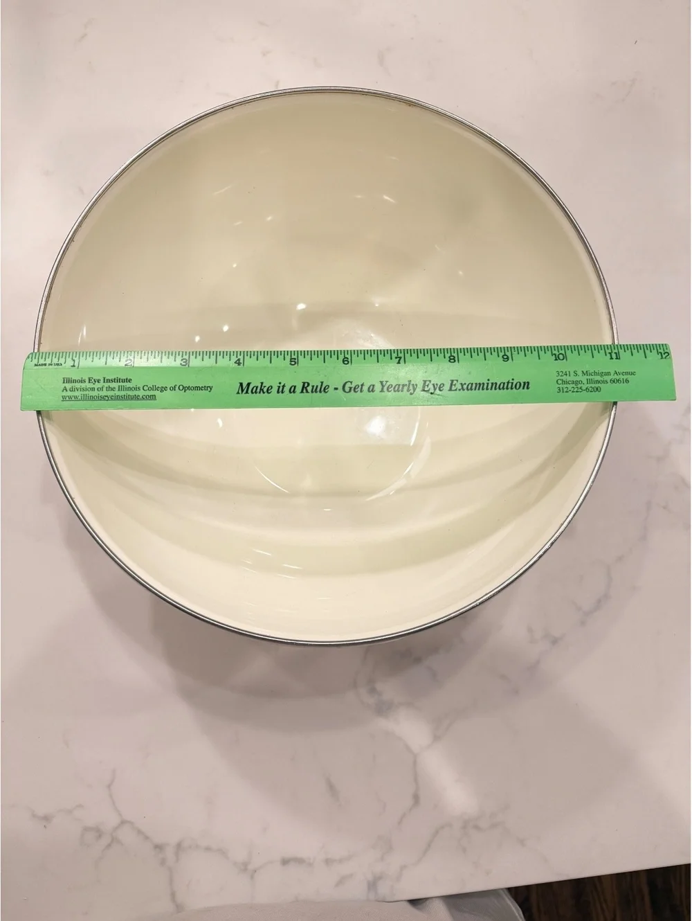 Large Vintage Kobe Kitchen Floral Enamelware Bowl Made in Japan